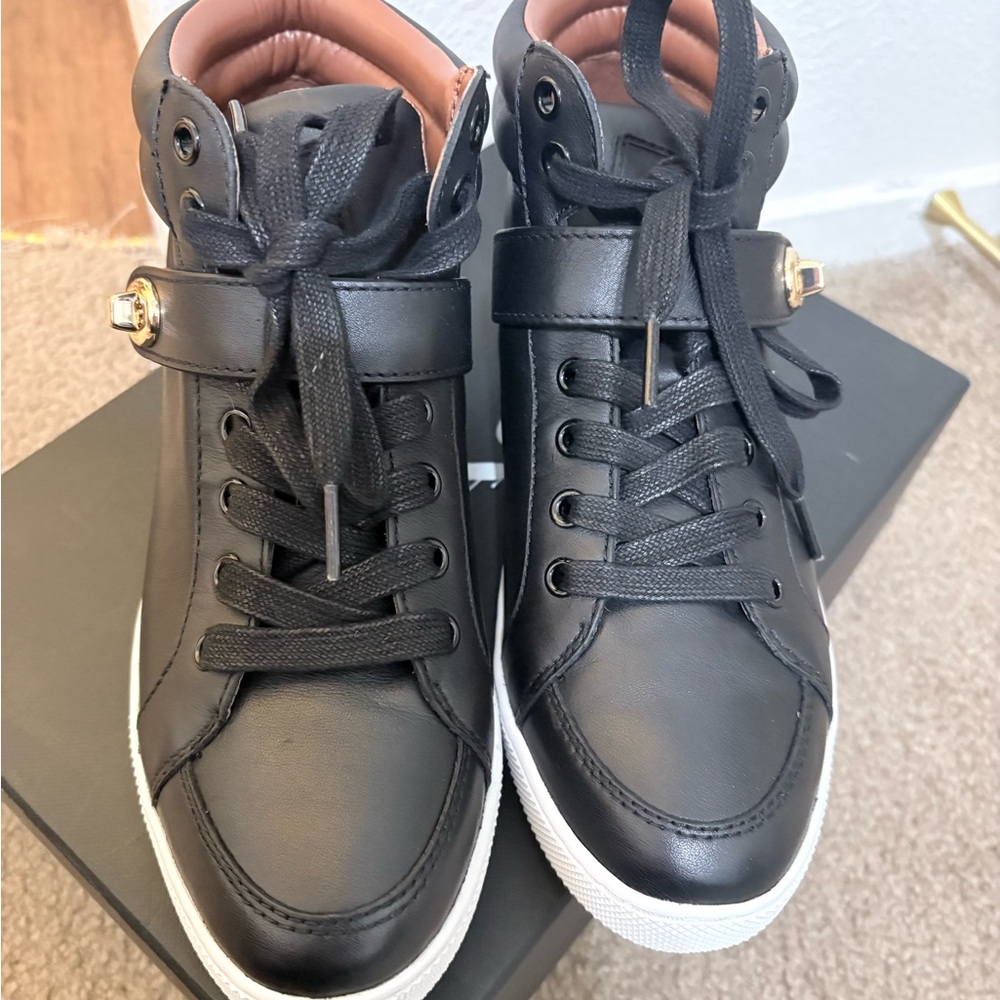 Coach Black High-Top Sneakers
